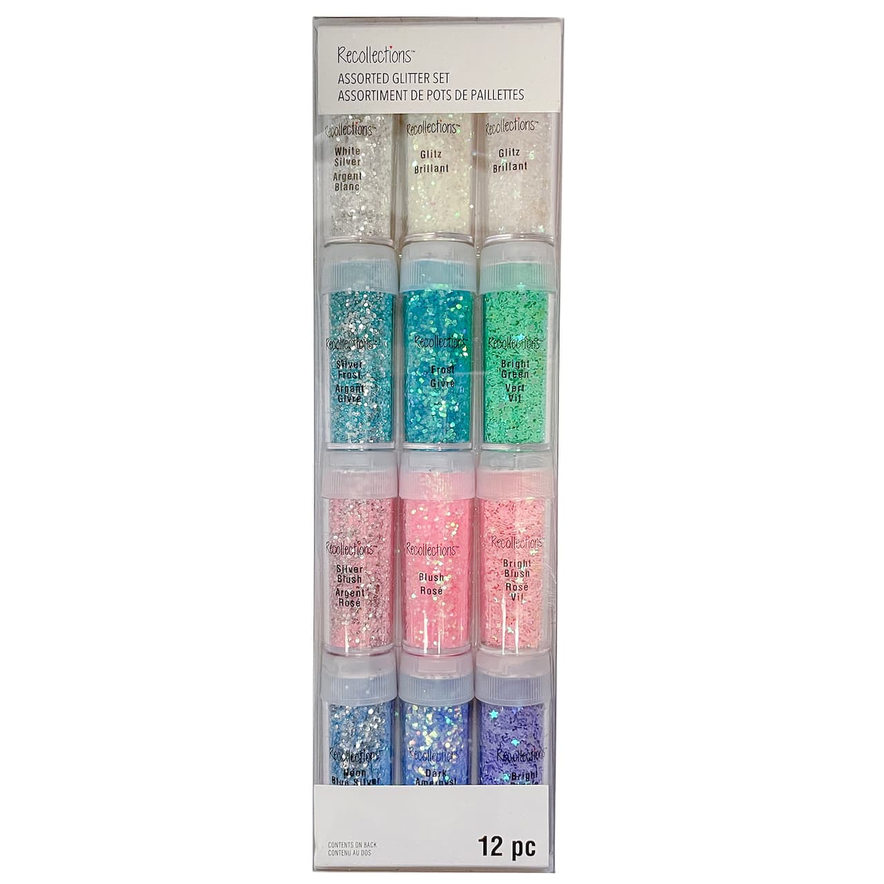 6 Packs: 12 ct. (72 total) Pastel Glitter Pack by Recollections™